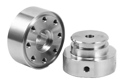Precision-machined stainless steel flange components