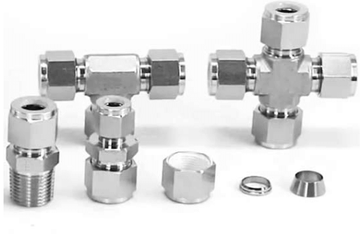 Tube fittings set