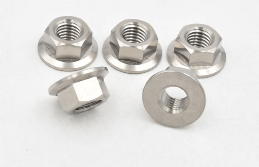 stainless steel flange nuts with hexagonal heads